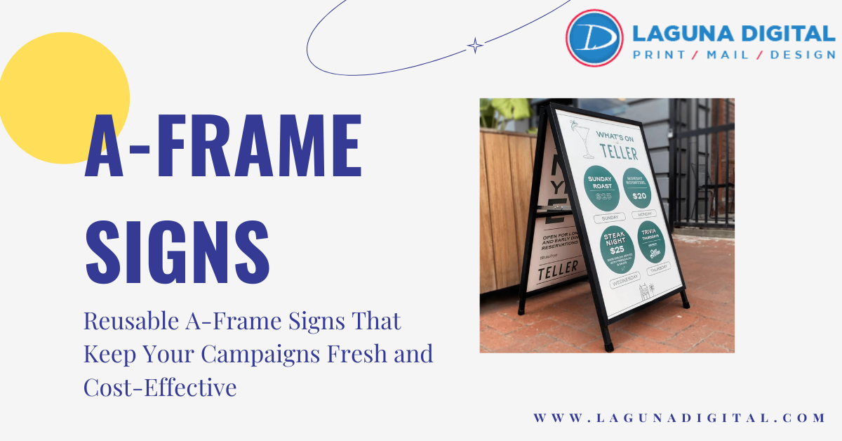 How to Reuse A-Frame Signs for Multiple Campaigns