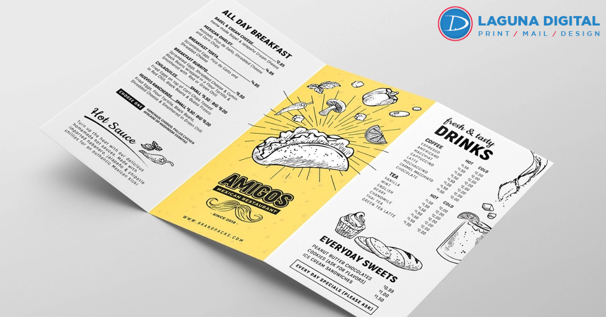 Custom Take Out Menus