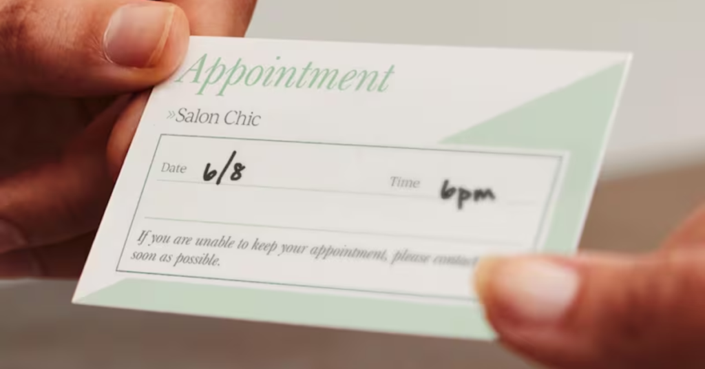 Appointment Cards Help