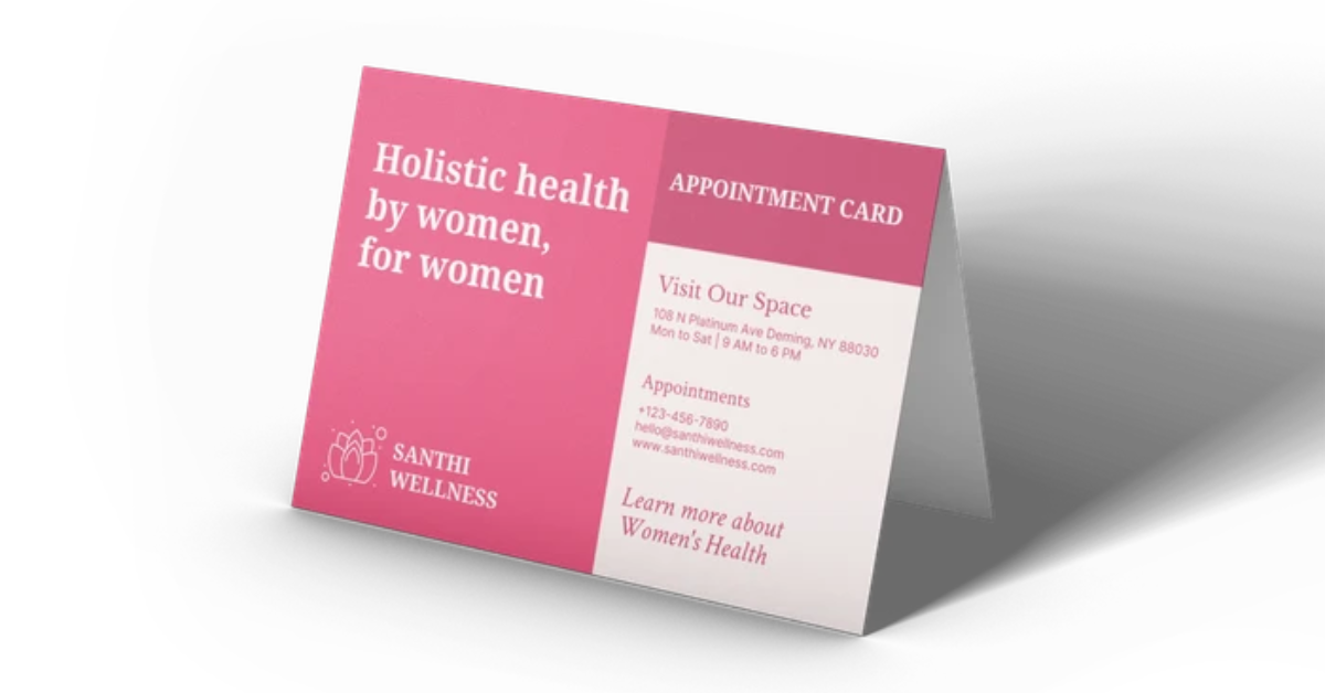 Smart Branding with Appointment Cards