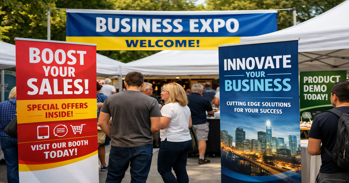 Event Marketing Banners & Signs That Capture Attention and Increase Sales