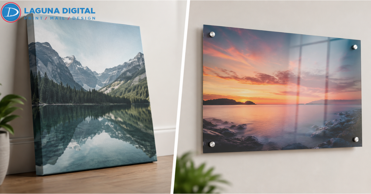 Canvas Prints vs Acrylic Prints: What Looks Better in 2026?