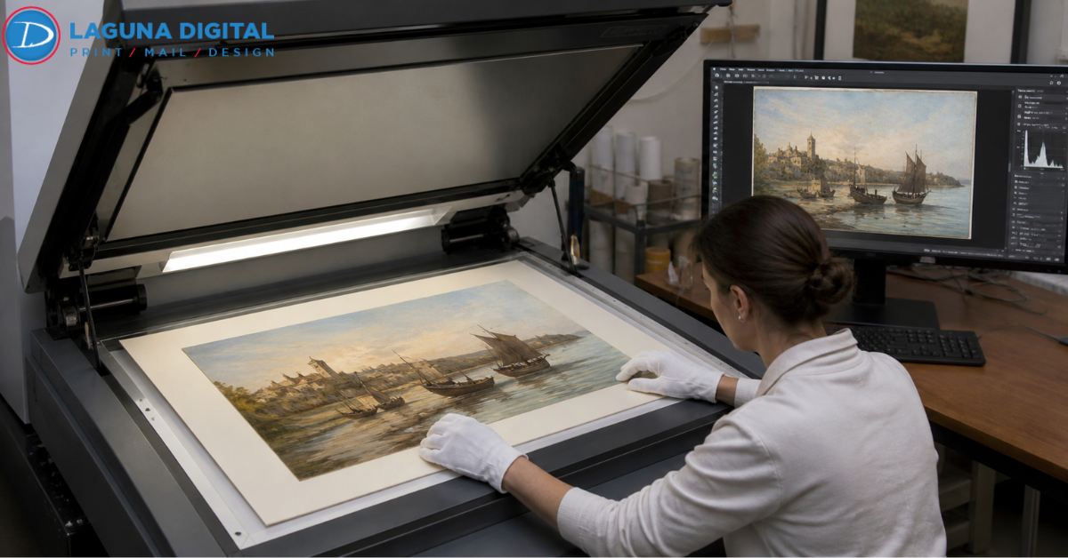 Digital Artwork Preservation Through Large Format Scanning