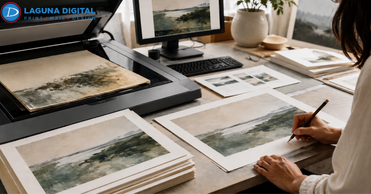 The Complete Journey from Artwork Scanning to Limited Edition Prints