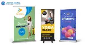 retractable banner size