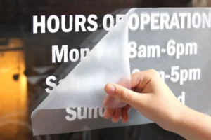 vinyl sign lettering