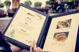 food menu design