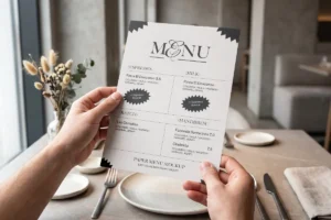 menu printing