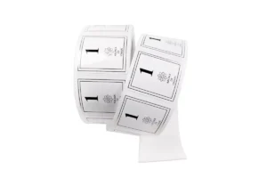 white stickers printing